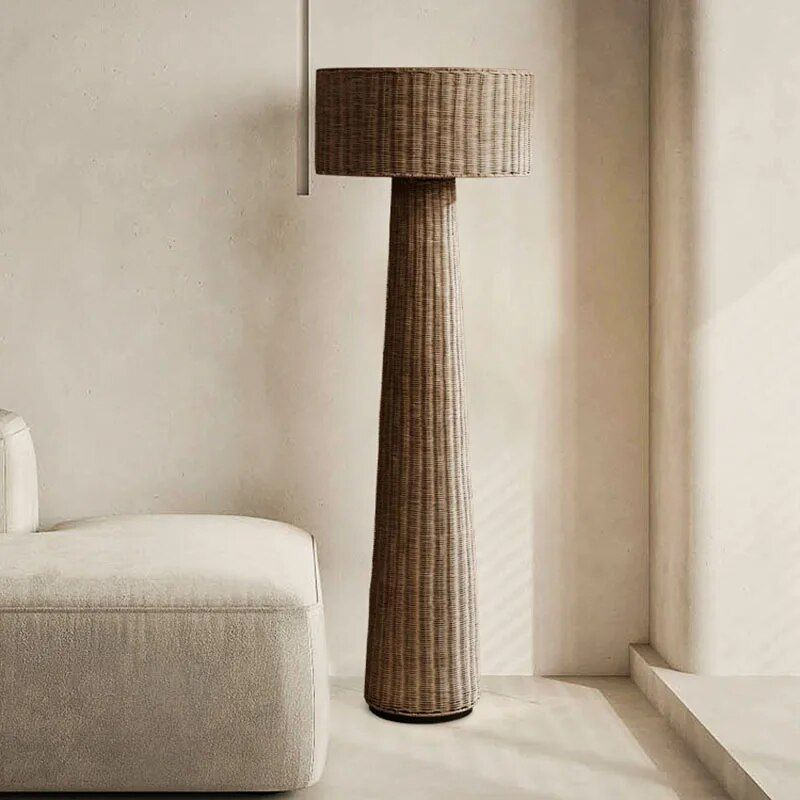 Handmade Rattan Floor Lamp