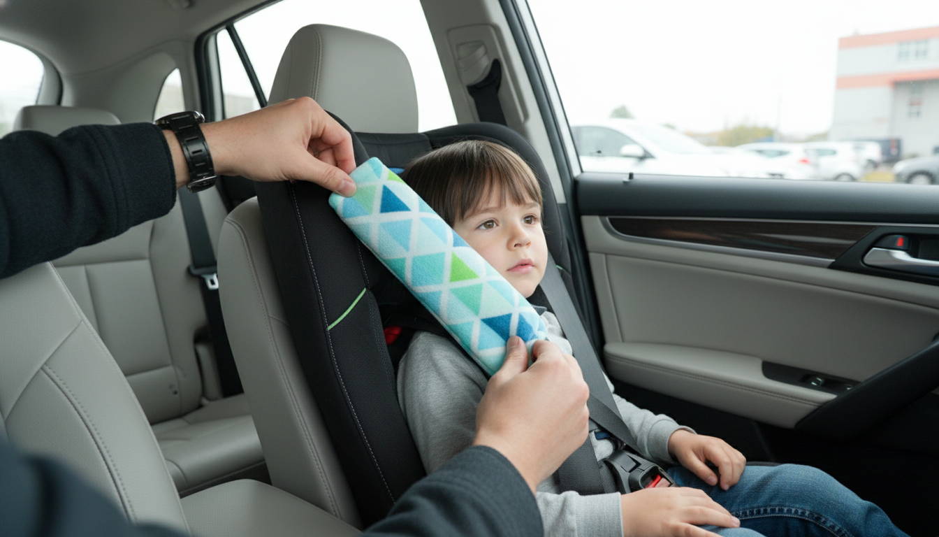 Seatbelt Covers for Kids: Safety & Shoulder Belt Fit