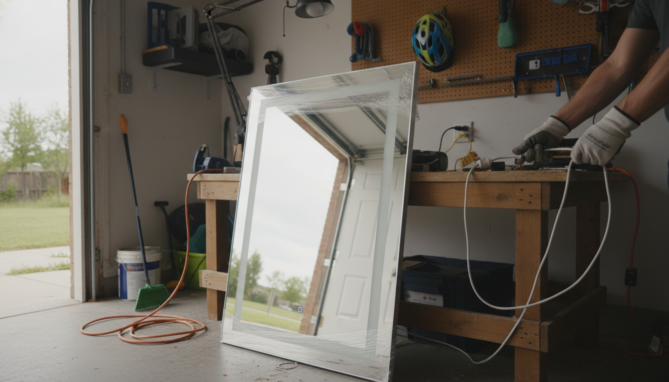Hardwired vs Plug-In LED Bathroom Mirrors: What to Choose