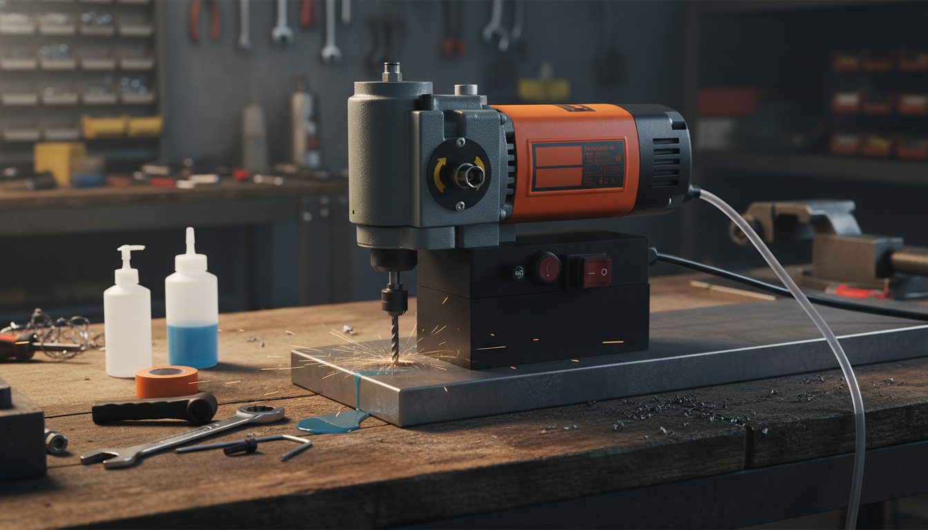 1300W Portable Magnetic Drill Press With Cooling Device