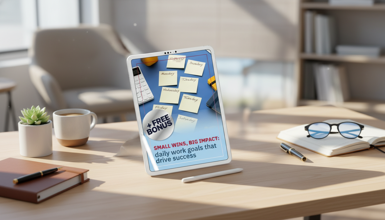 Daily Work Goals: Small Wins That Build Real Momentum
