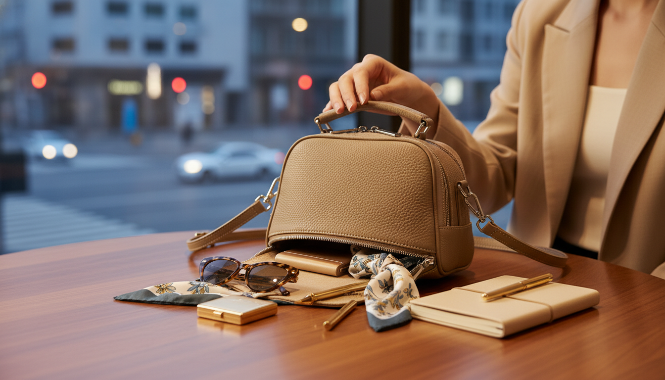 Cowhide Leather Shoulder Bag: Elegant Day-to-Night Style