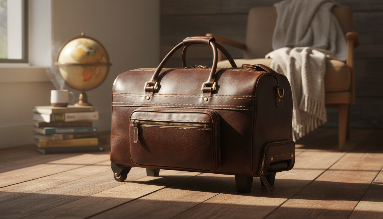 Genuine Leather Wheeled Duffel Bag: What to Look For