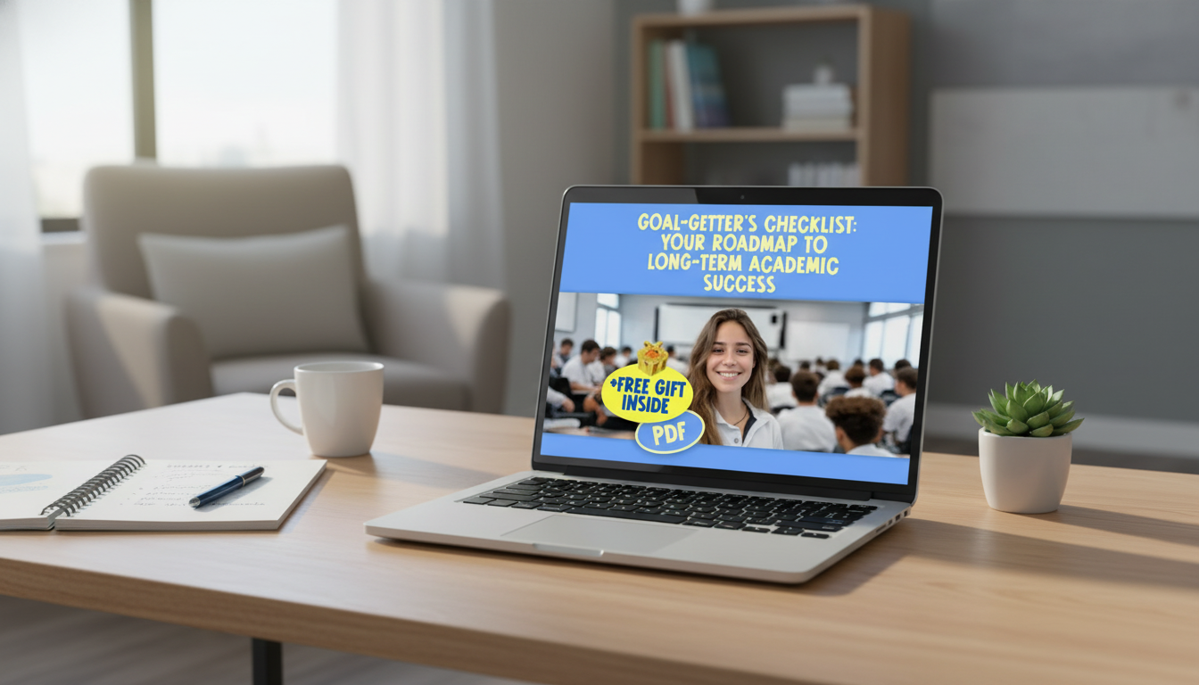 Goal-Getter Checklist: SMART Plan for Academic Success