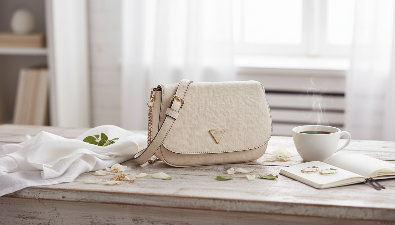 Guess Women’s White Shoulder Bag: Style, Care & Fit