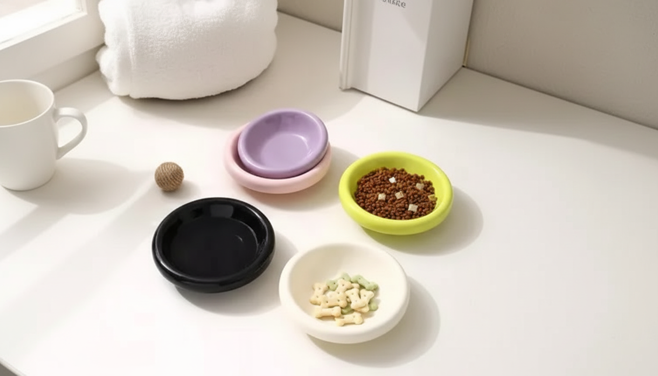 Macaron Ceramic Pet Bowls: Size, Features & Care