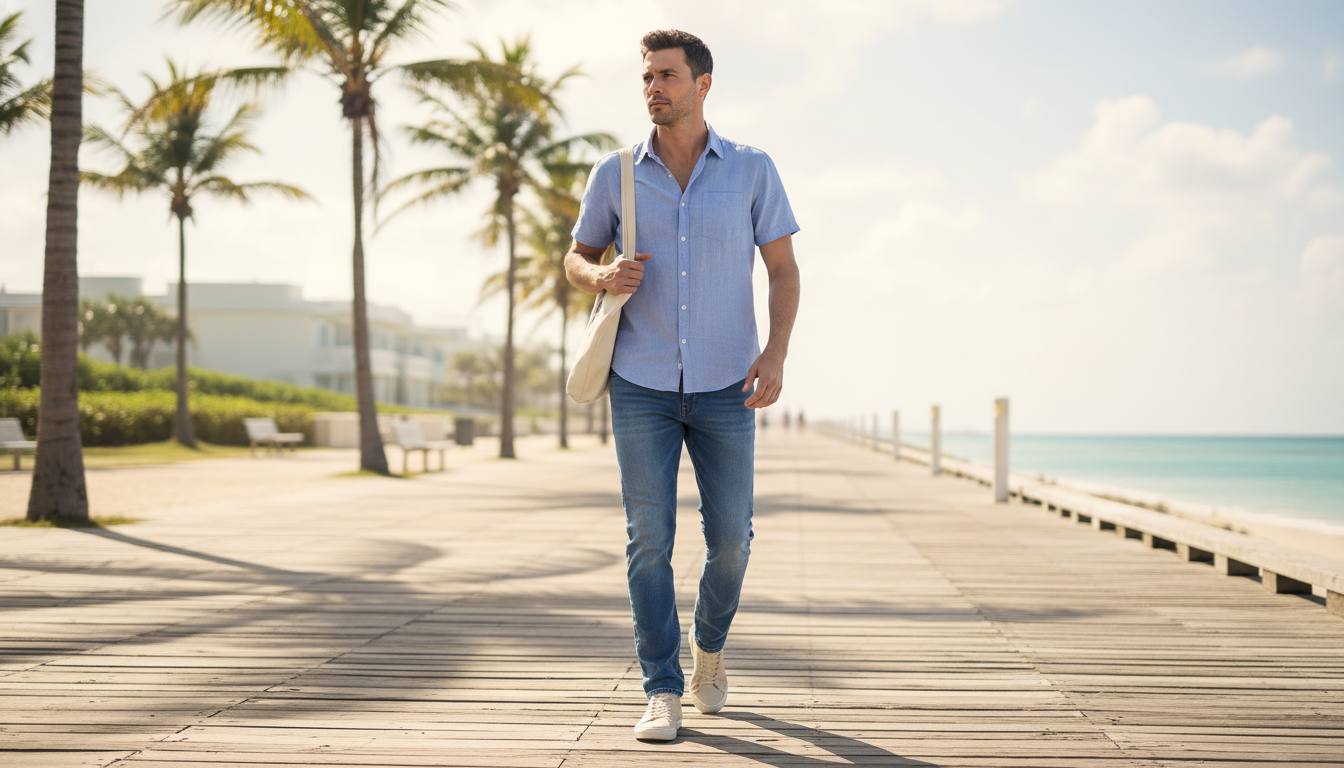 Replay Men's Blue Trousers: Spring/Summer Style Guide
