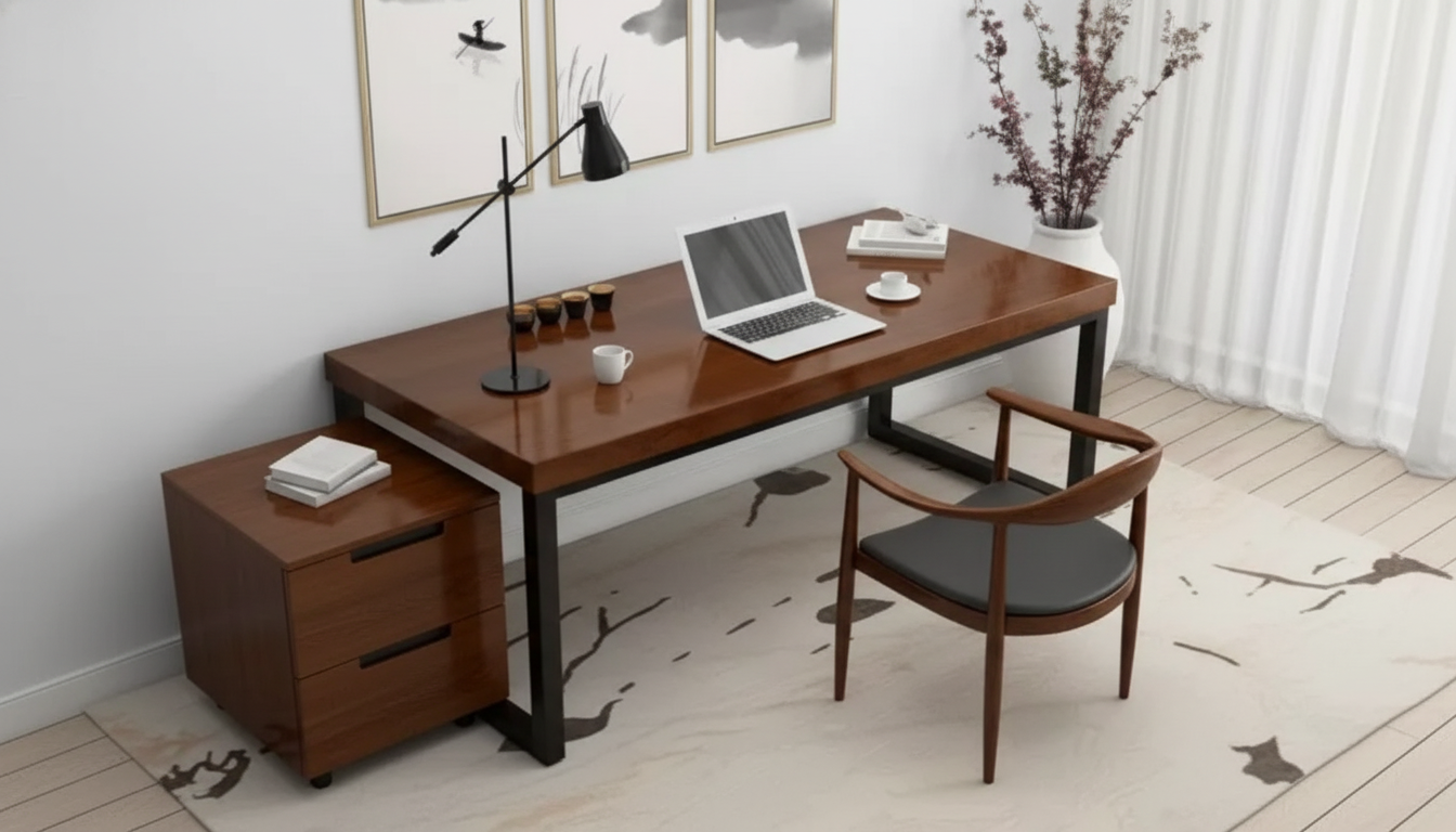 Solid Pine Office Desk With Cabinet: Size, Setup & Care