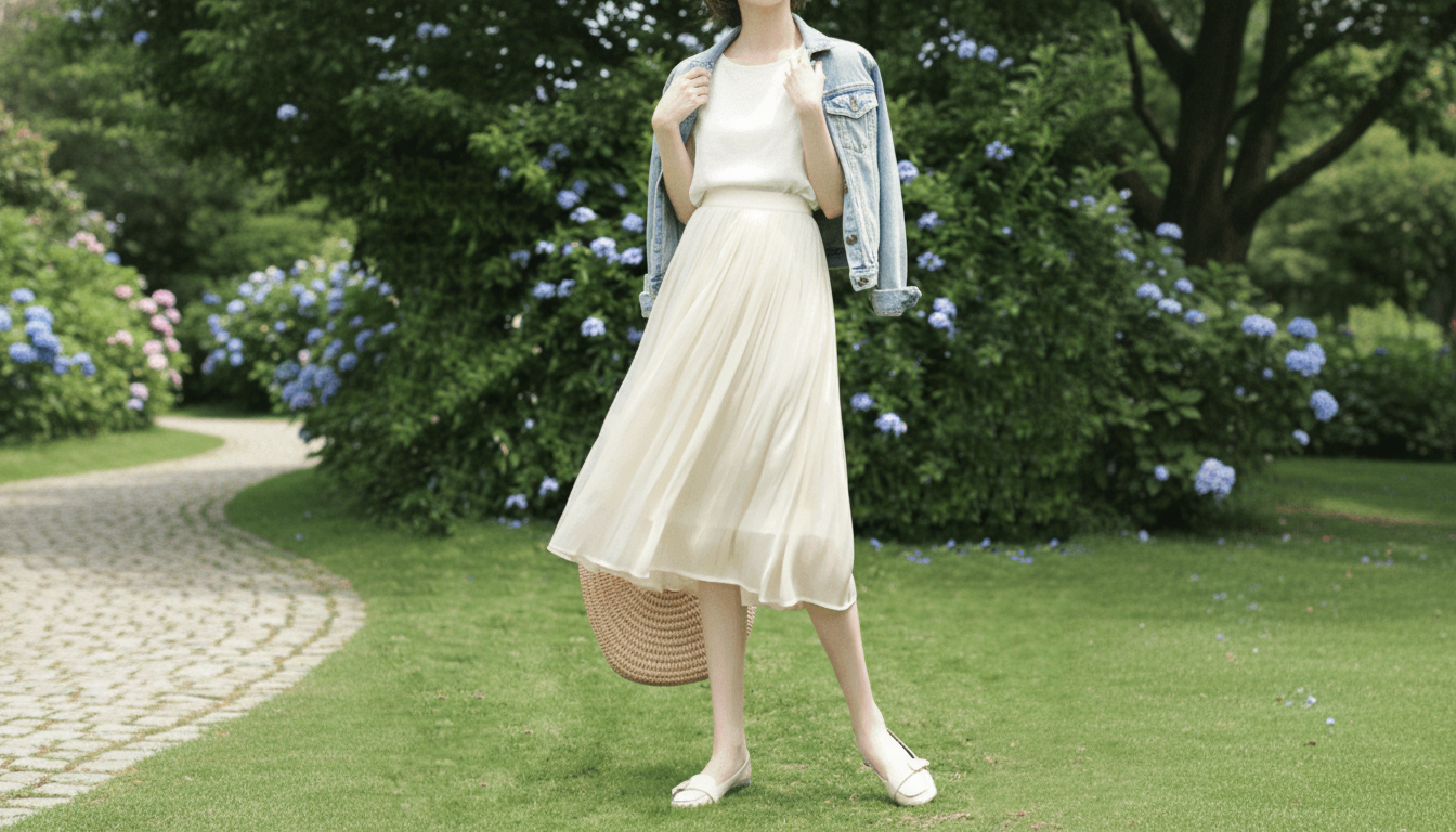 How to Style a Satin Pleated Midi Skirt (Day to Night)