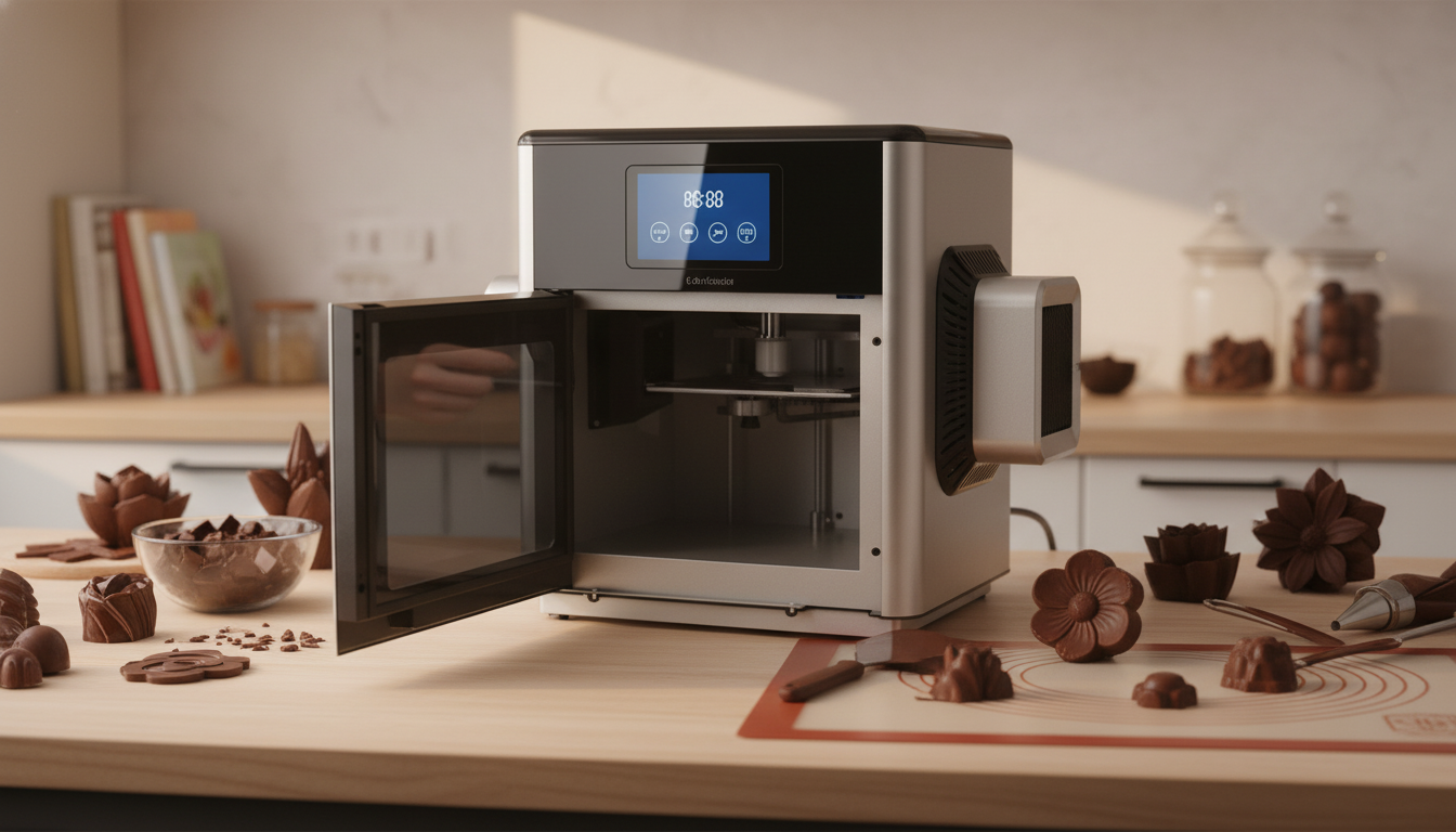 Touch-Screen Chocolate 3D Printer for Precise Decor
