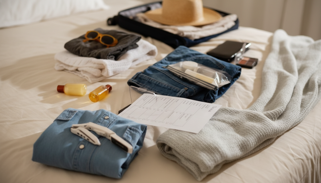 Vacation Capsule Wardrobe Checklist: Pack Light, Look Chic
