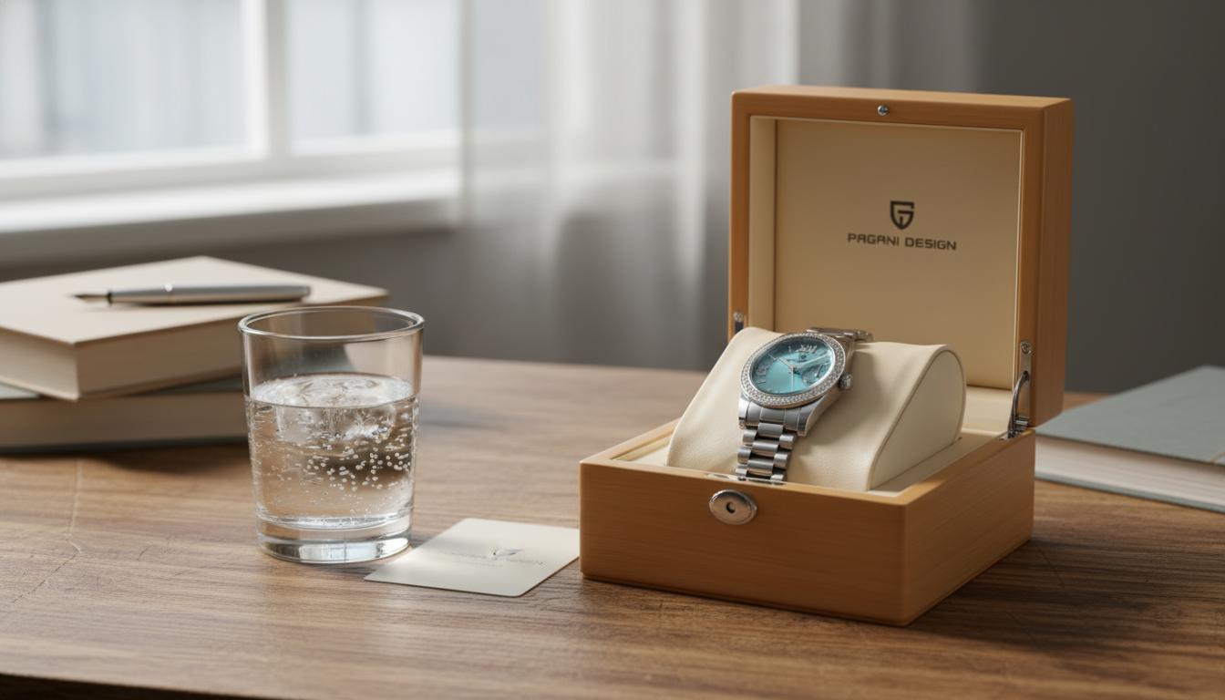 Women’s Quartz Watch: Sapphire Crystal & Water Resistance