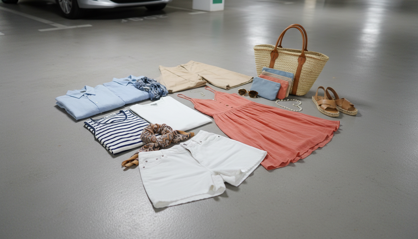 Vacation Capsule Wardrobe: Mix & Match One Palette