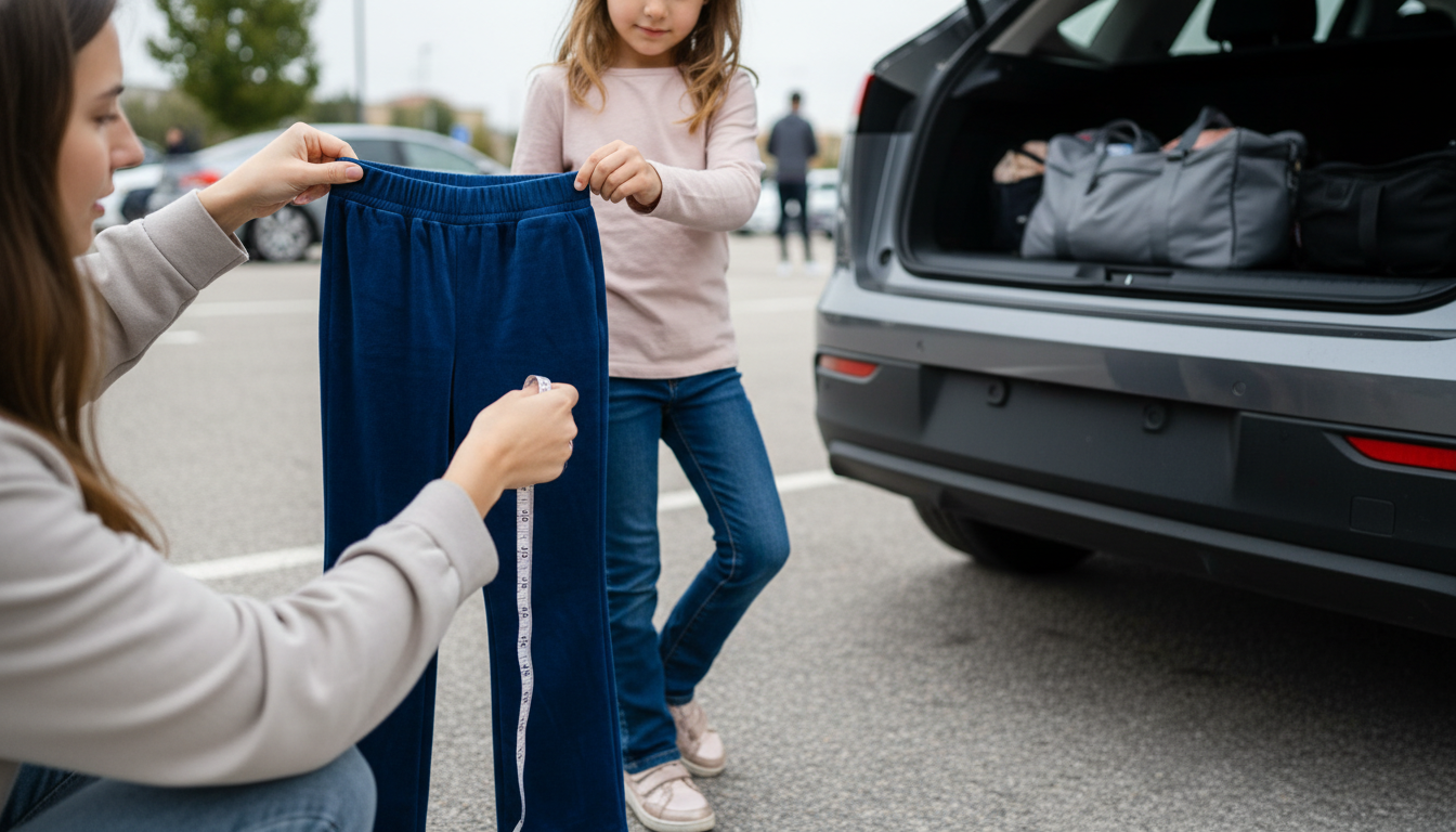 Girls Bootcut Velvet Pants: Elastic Waist Sizing Tips