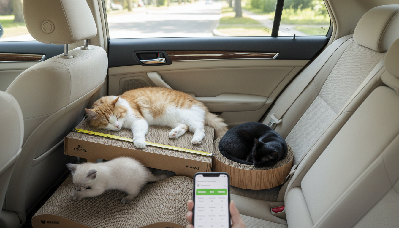 Choose the Best Scratcher Lounge Size for Your Cat