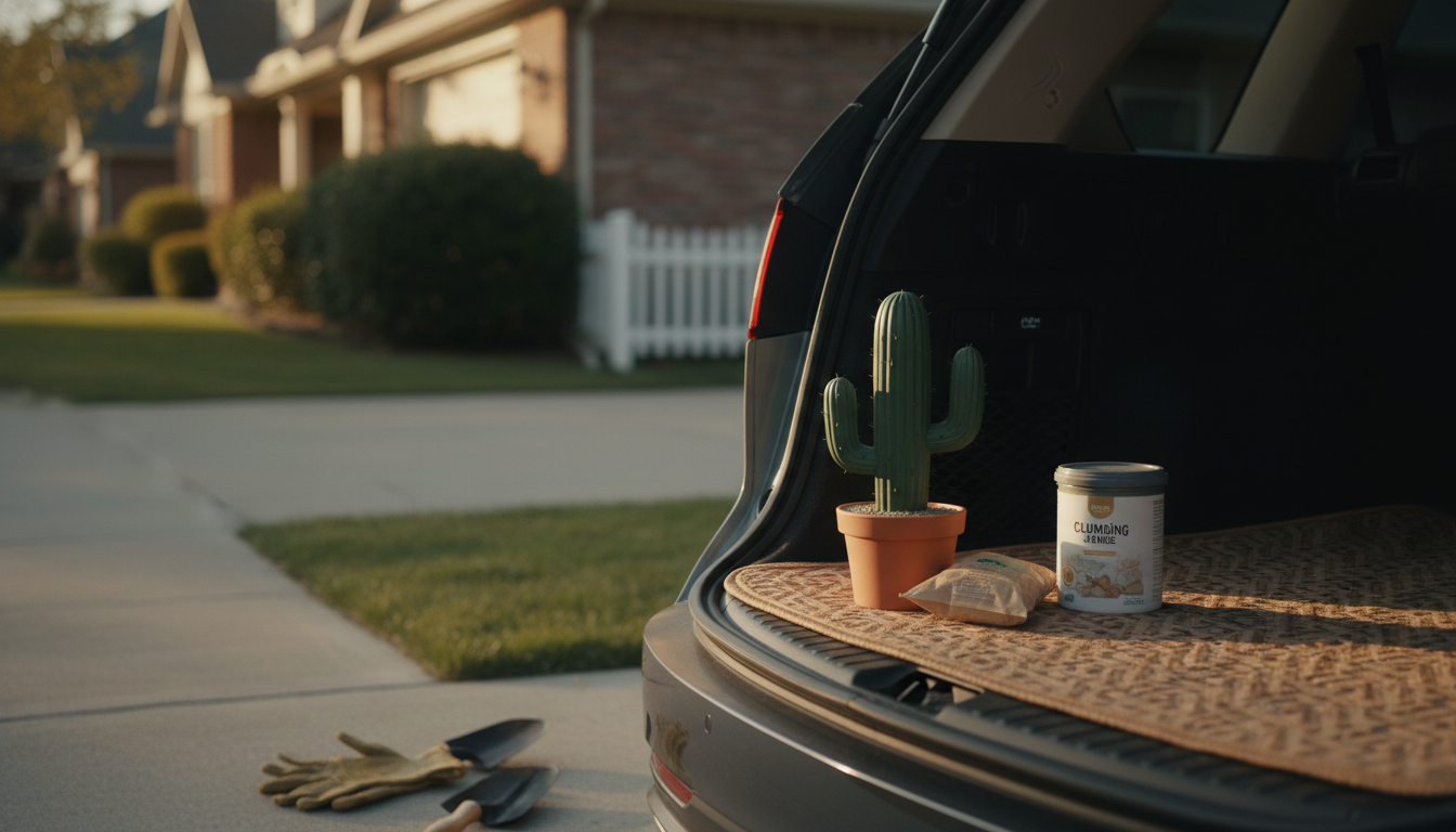 Clean Daily Scooping With a Cactus Litter Scoop + Holder