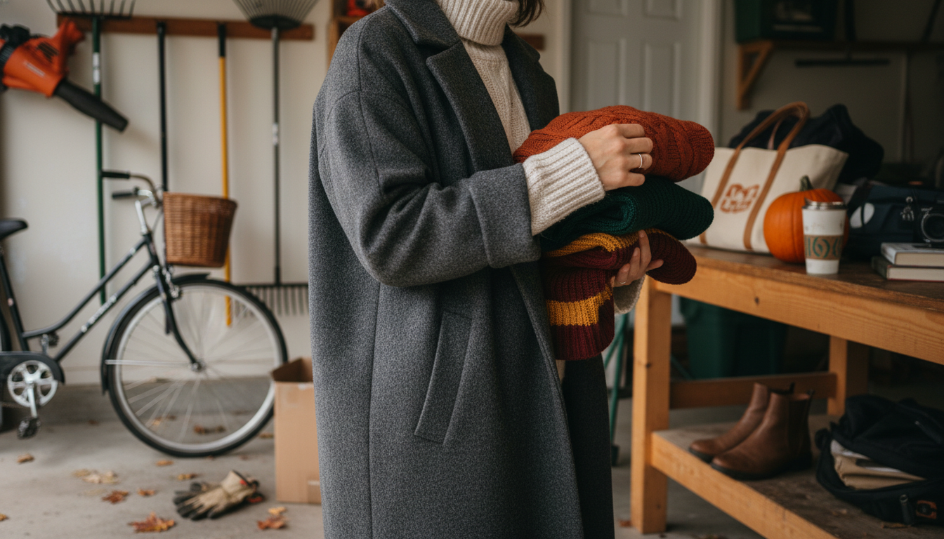 Mid-Length Wool Coat Fit: Room for Autumn Sweaters
