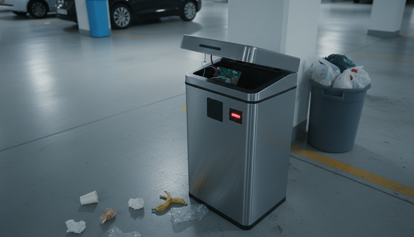 Disadvantages of Smart Trash Bins: Cost, Power & Misfires