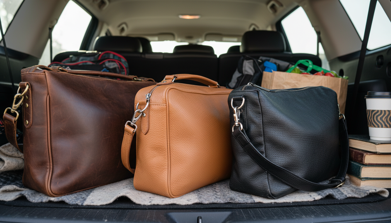 Full-Grain vs Top-Grain vs Genuine Leather Bags