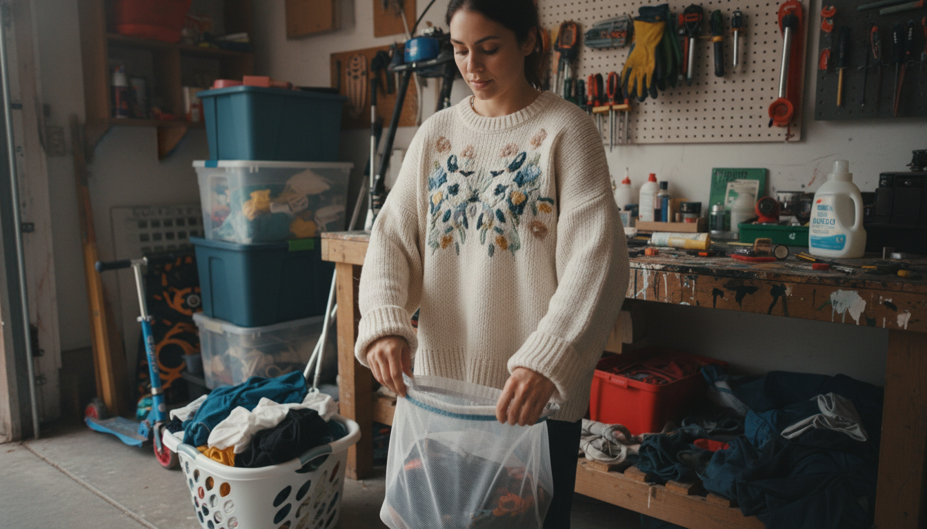 Wash Embroidered Knit Sweaters Safely (No Stitch Damage)