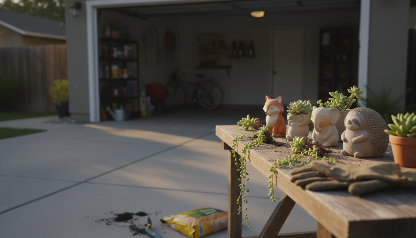 Succulent Sizes for Tiny Ceramic Animal Pots