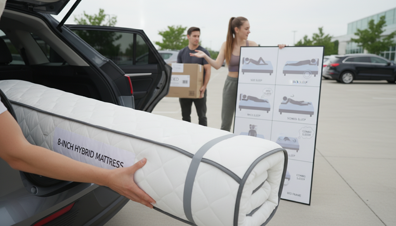 8-Inch Hybrid Mattress: Best Sleep Positions Explained