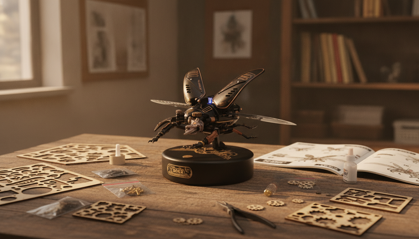 DIY Storm Beetle 3D Puzzle: Build, Display, Improve Skills