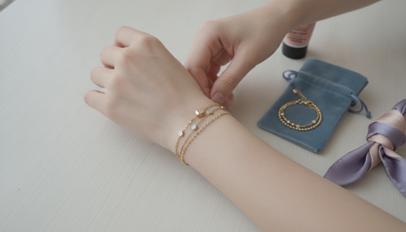 How to Wear a Two-Layer Bracelet Without Tangling