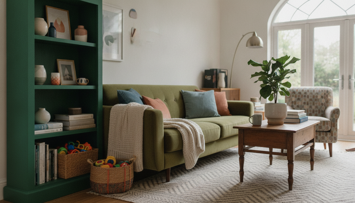 Decorating a Difficult Living Room: Layout & Focal Tips