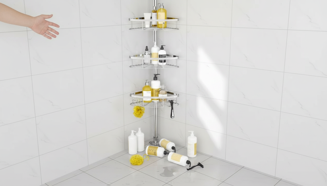 Stop a Tension Shower Caddy from Falling: 6 Fixes