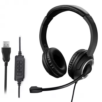 Clear Calls Anywhere: USB Wired Headset for PC & Laptops