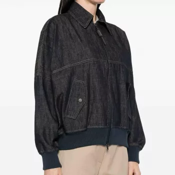 Brunello Cucinelli Denim Jacket: Ribbed-Trim Style Guide